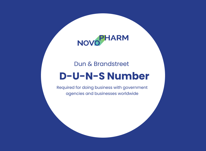 NovoPharm has received a DUNS number.